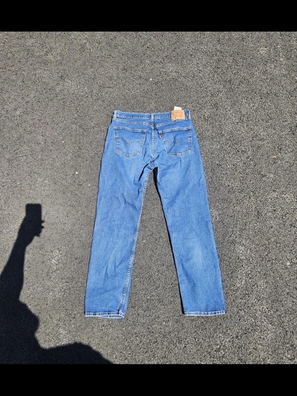 Levi’s 505 Regular Fit Jeans Men’s 36x34 Blue Medium Wash Straight Leg Denim